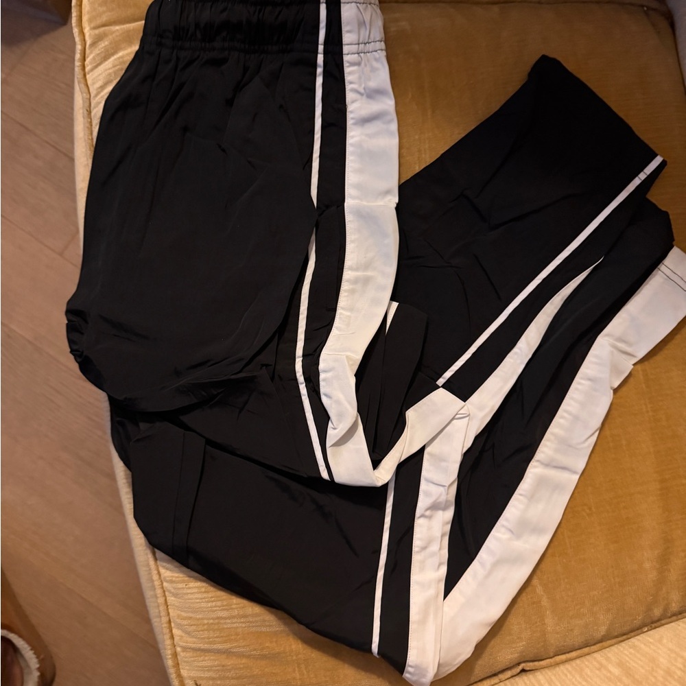 Black and White Track Pants